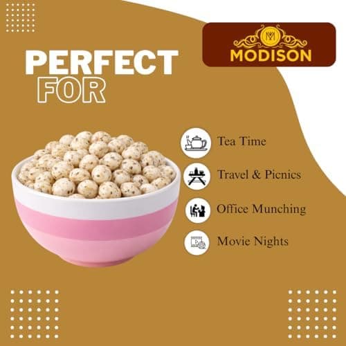 BalGokul Foods Roasted Makhana Healthy Snacks Himalayan Pink Salt Pepper 80g thumbnail 5