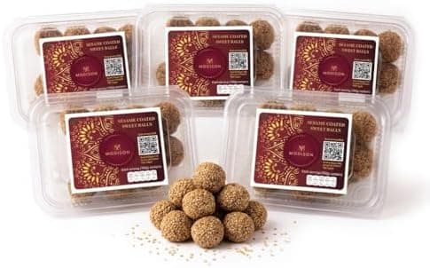BalGokul Foods Til Laddu Indian Sweets Sesame Sweet Balls 900g