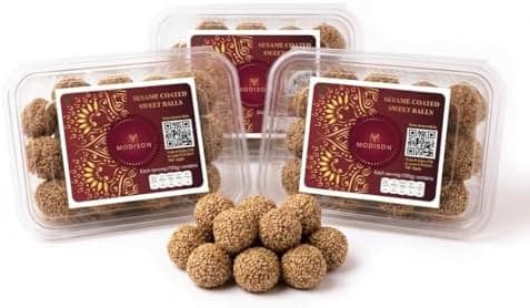 BalGokul Foods Til Laddu Indian Sweets Sesame Sweet Balls 540g