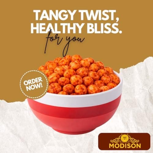 BalGokul Foods Roasted Makhana Healthy Snacks Tangy Tomato 80g alternate image