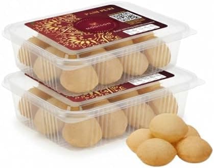 BalGokul Foods Pani Puri Indian Snacks Crispy Golgappa Shells 80pc alternate image