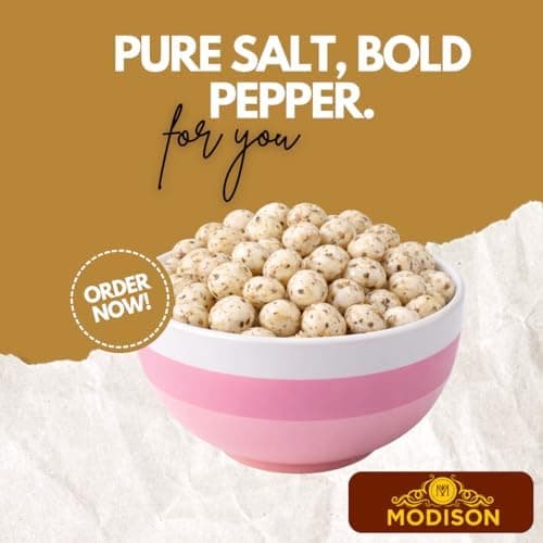 BalGokul Foods Roasted Makhana Healthy Snacks Himalayan Pink Salt Pepper 80g alternate image