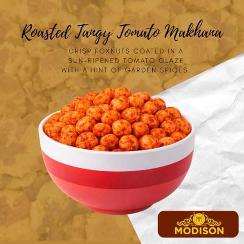 BalGokul Foods Roasted Makhana Healthy Snacks Tangy Tomato 80g thumbnail 6