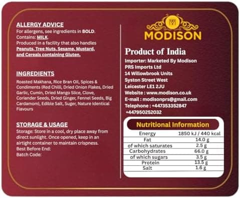 BalGokul Foods Roasted Makhana Healthy Snacks Zesty Mint 80g alternate image