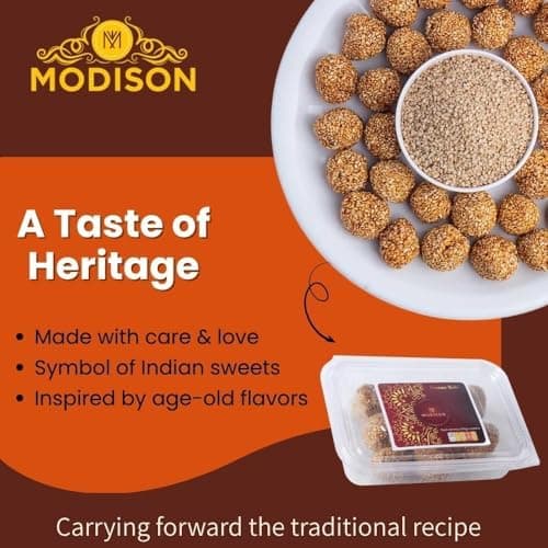 BalGokul Foods Til Laddu Indian Sweets Sesame Sweet Balls 900g alternate image