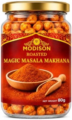 BalGokul Foods Roasted Makhana Healthy Snacks Magic Masala 80g