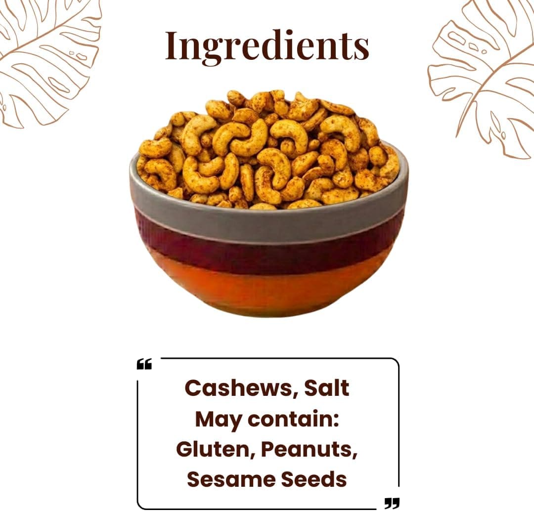 BalGokul Foods Roasted Cashew Nuts Healthy Snacks Protein Rich Kaju 400g thumbnail 10