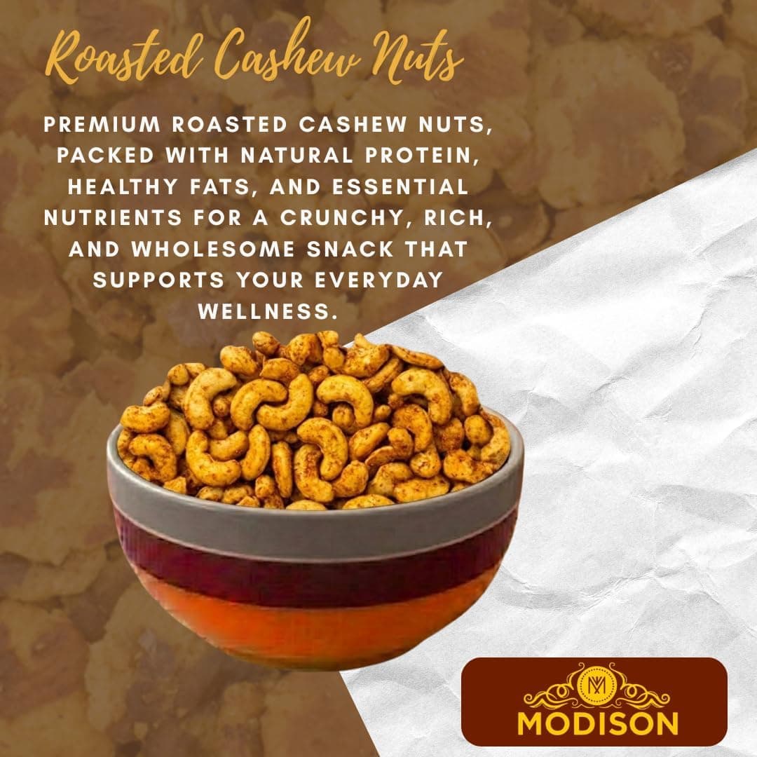 BalGokul Foods Roasted Cashew Nuts Healthy Snacks Protein Rich Kaju 400g thumbnail 12