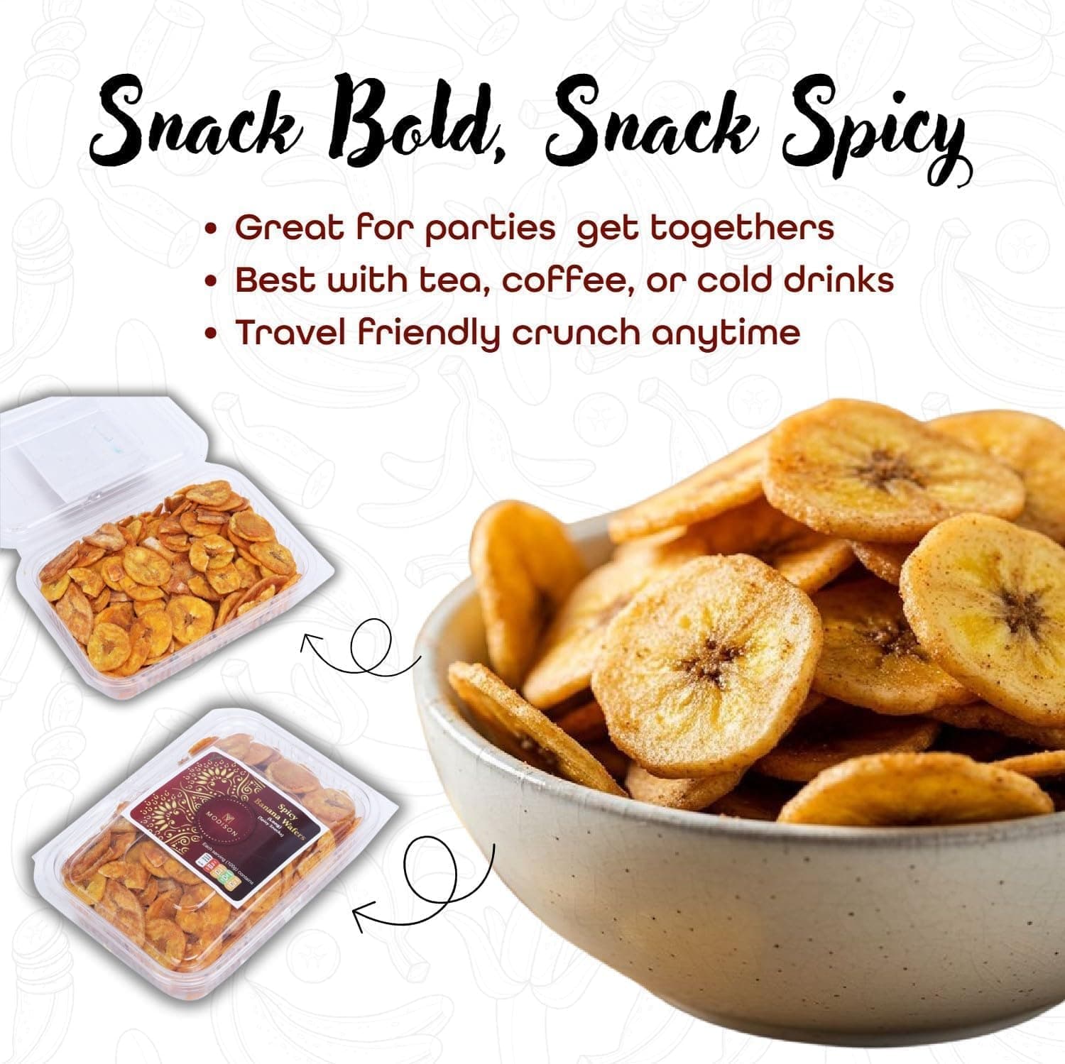 BalGokul Foods Spicy Banana Wafers Indian Snacks Crispy Plantain 540g thumbnail 12