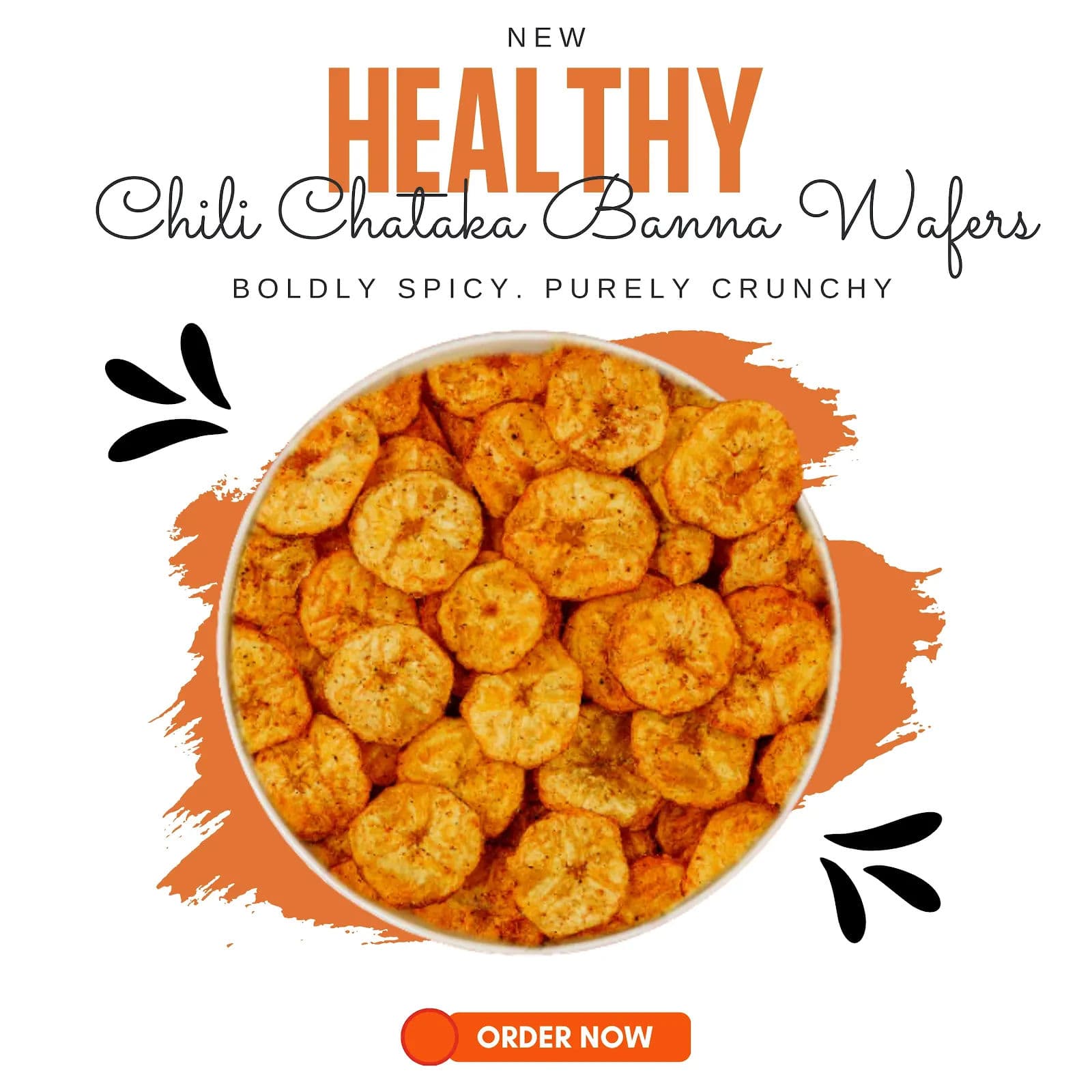 BalGokul Foods Banana Wafers – Chili Chatka product image 2