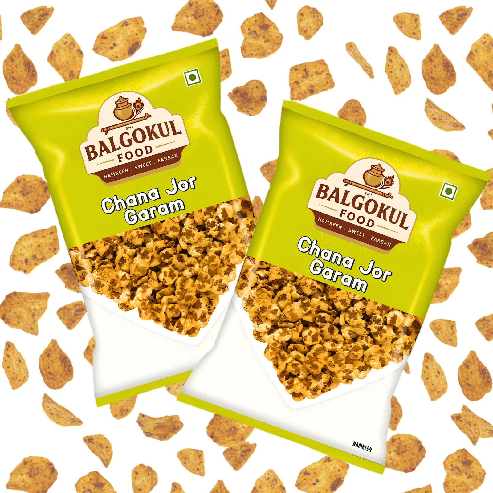 BalGokul Foods – Chana Jor Garam (Spicy Crunchy Roasted Black Chana Snack) product image 3