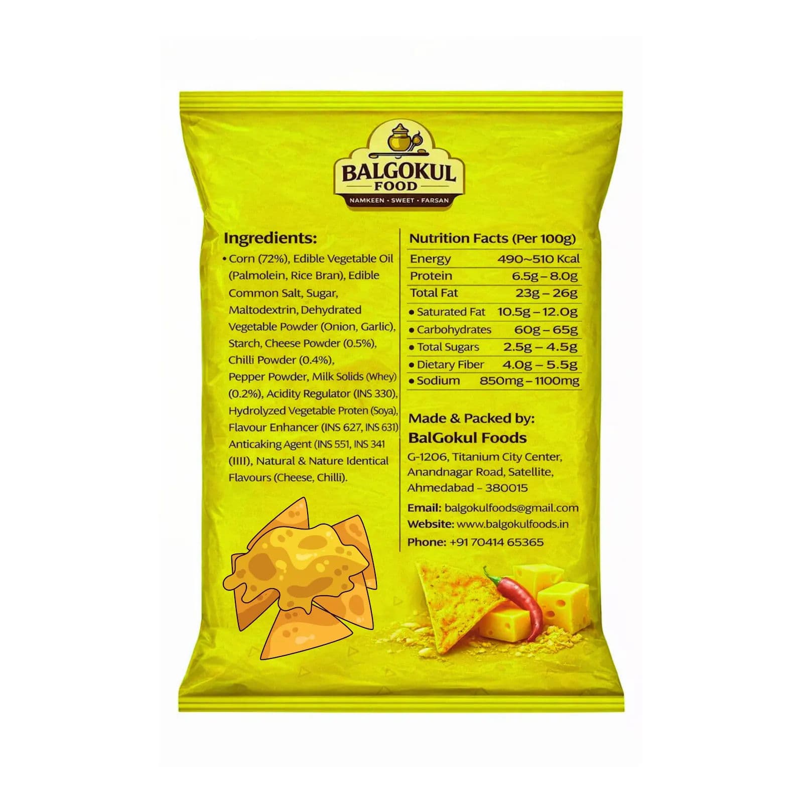 BalGokul Foods Cheesy Chilli Magic Nachos product image 4