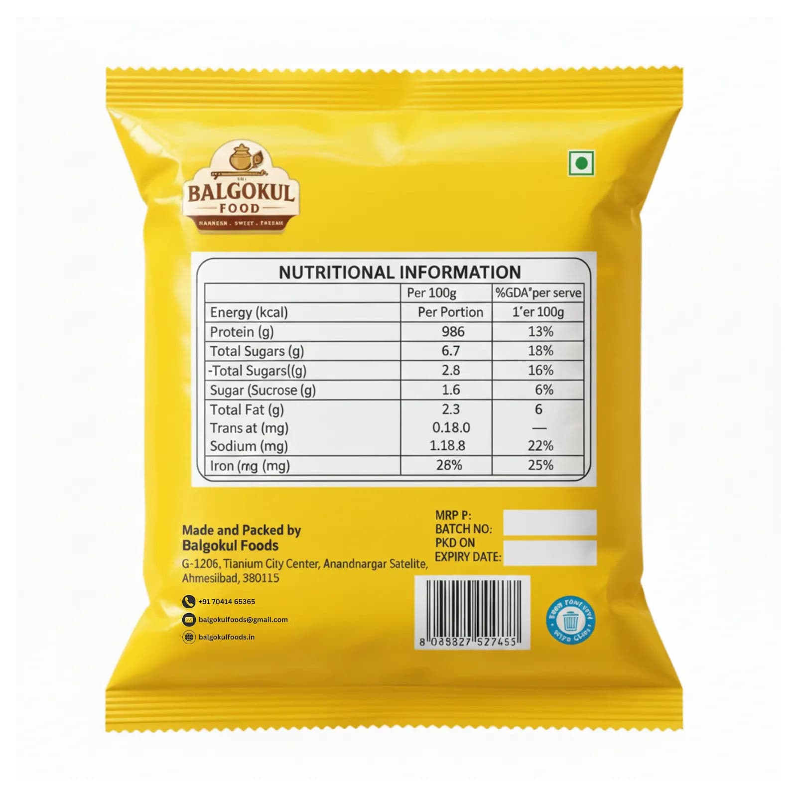 BalGokul Foods Chilli Hot Noodles product image 4