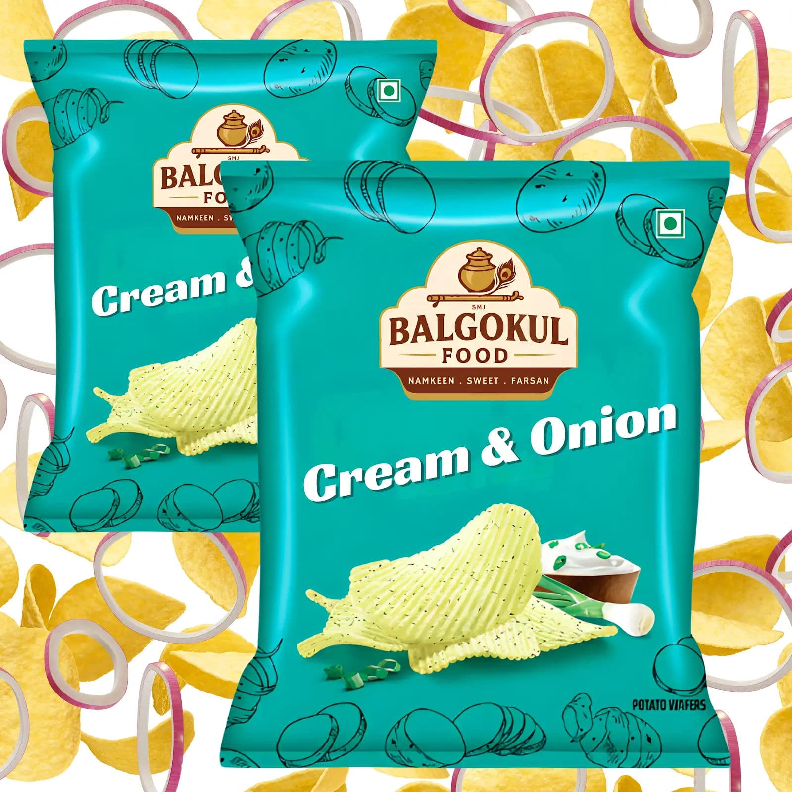 BalGokul Foods Cream & Onion Wafer product image 3