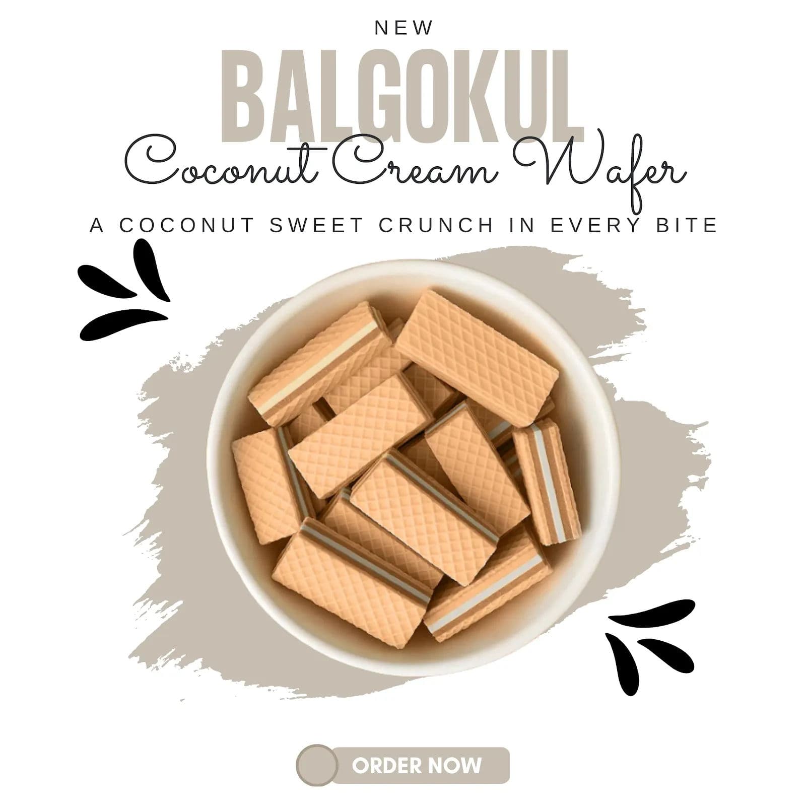 BalGokul Foods Creamy Coconut Cream Wafers product image 2