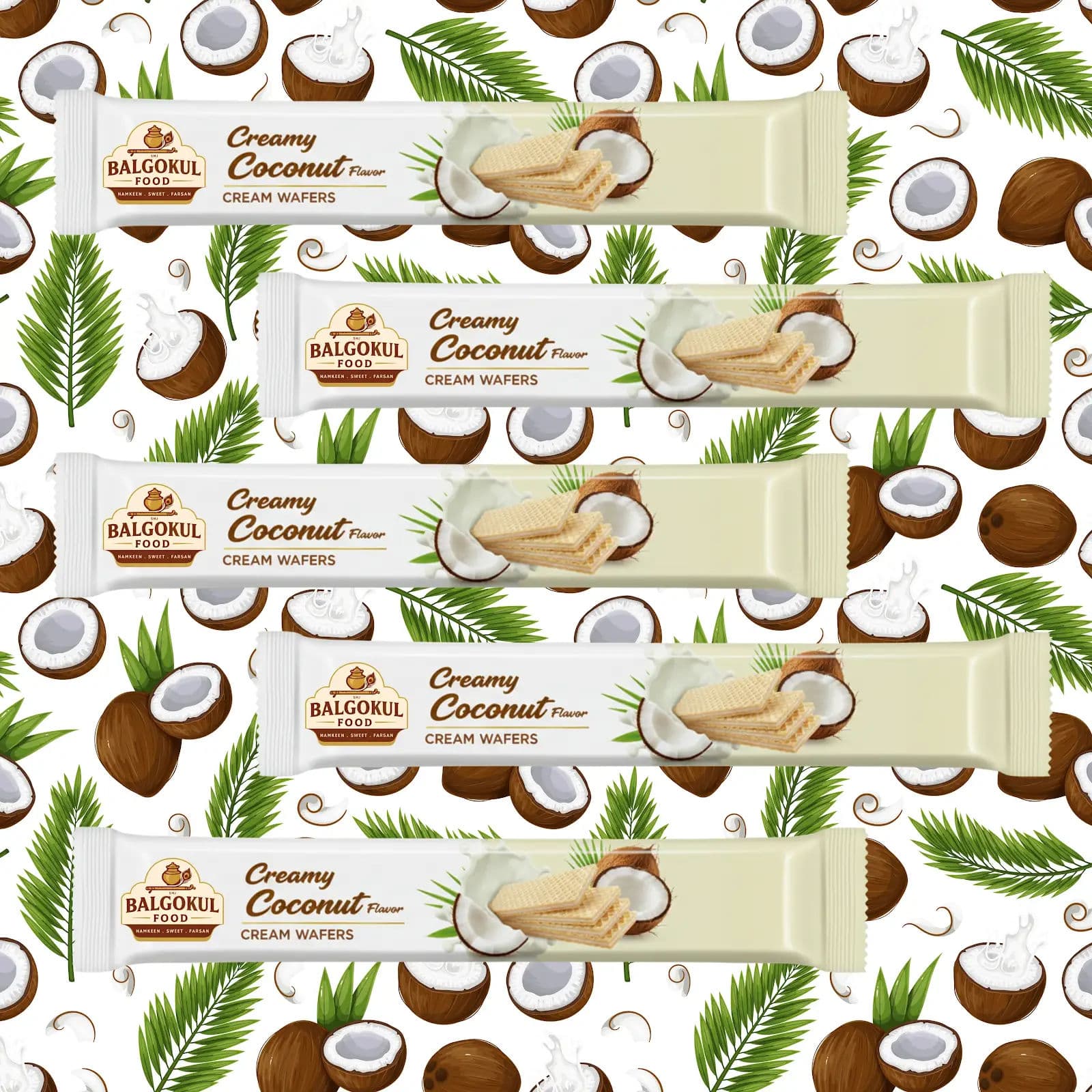 BalGokul Foods Creamy Coconut Cream Wafers product image 3