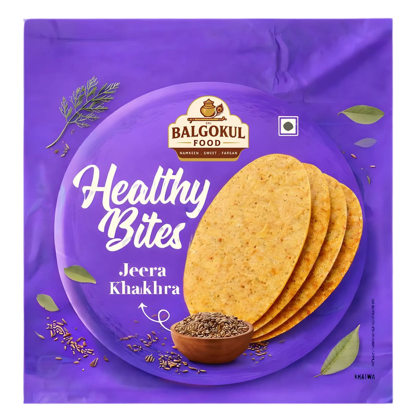 BalGokul Foods Healthy Bites – Jeera Khakhra product image 1