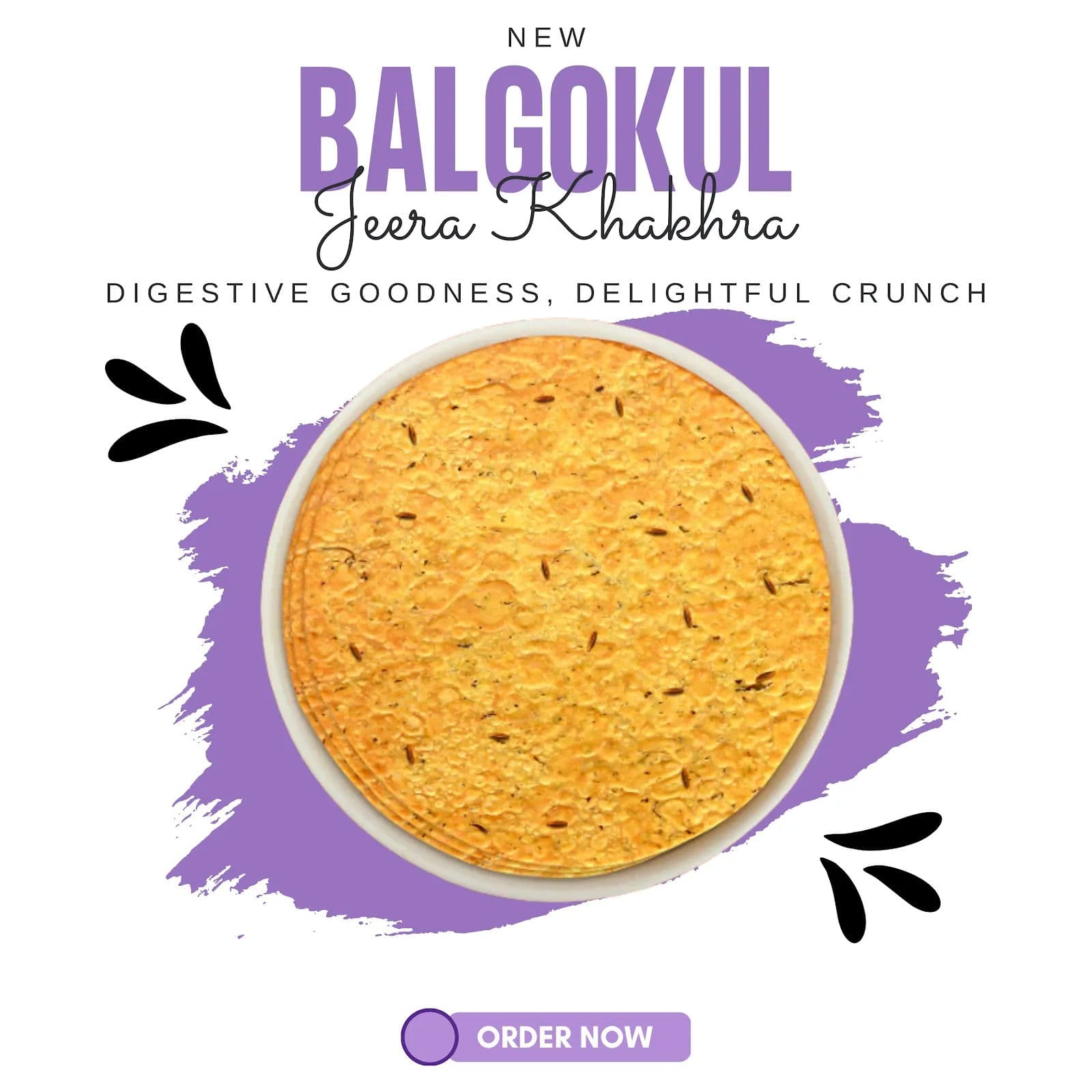 BalGokul Foods Healthy Bites – Jeera Khakhra product image 2