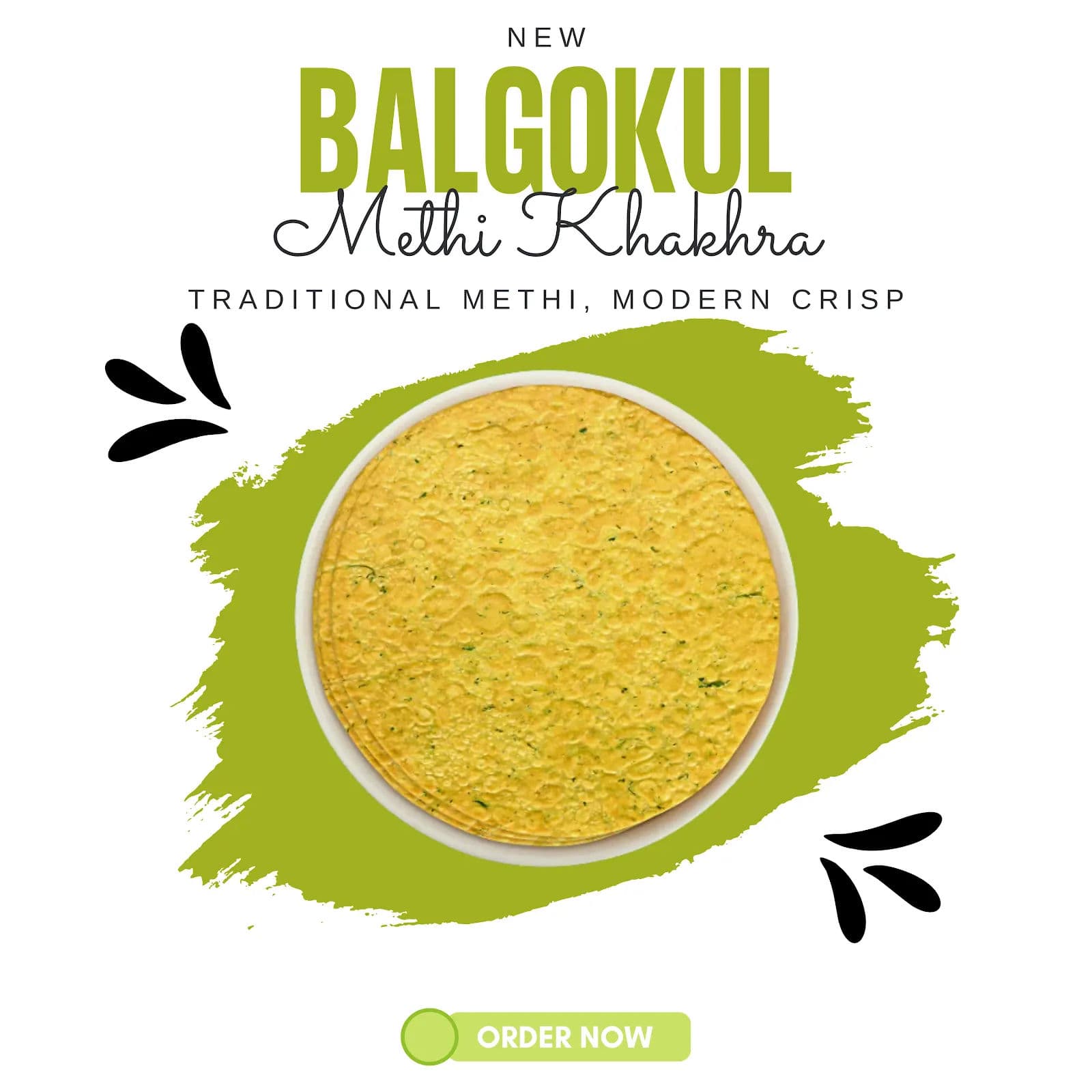 BalGokul Foods Healthy Bites – Methi Khakhra product image 2