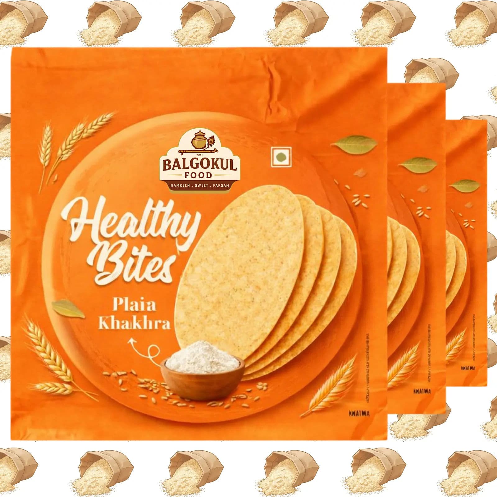 BalGokul Foods Healthy Bites – Plain Khakhra product image 3