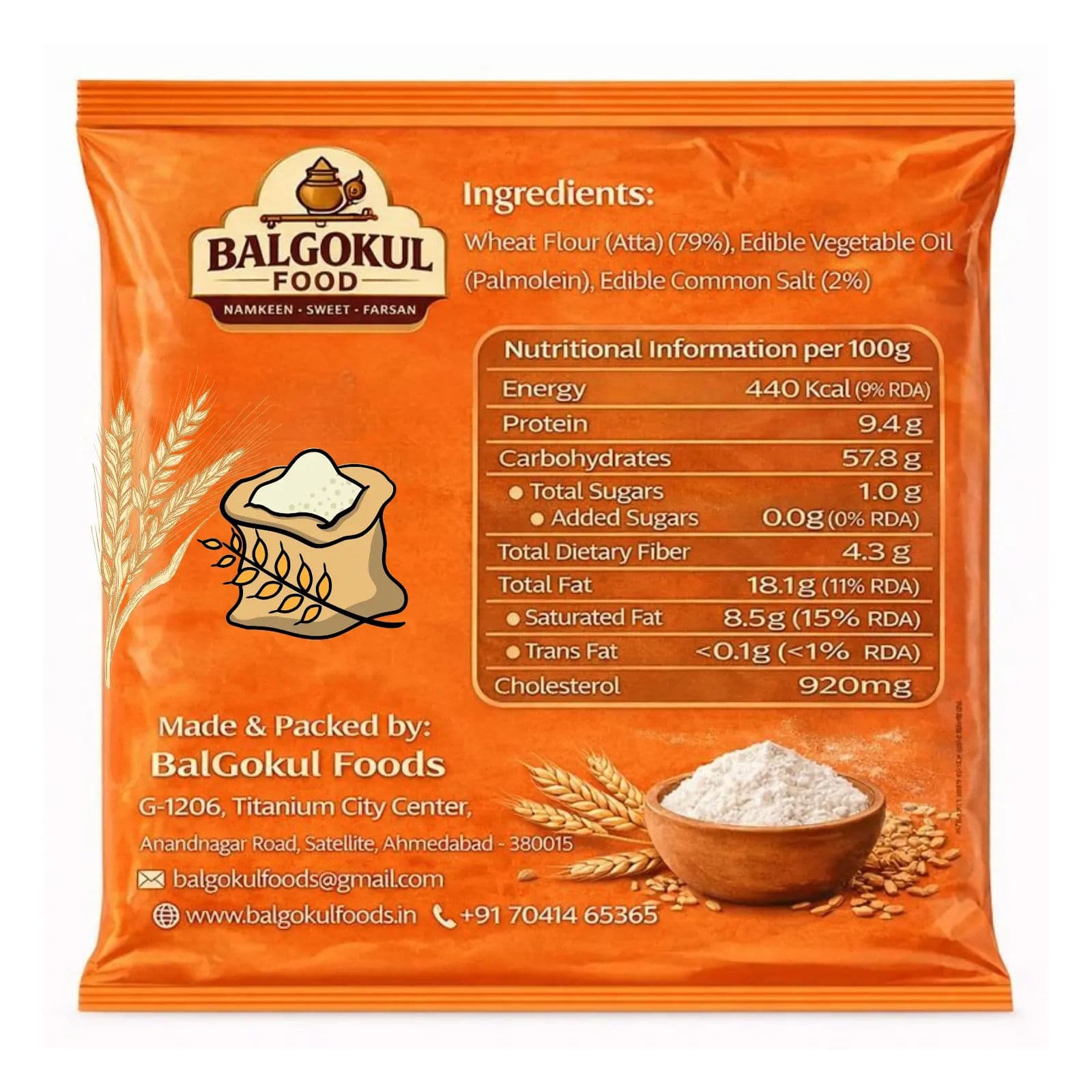 BalGokul Foods Healthy Bites – Plain Khakhra product image 4