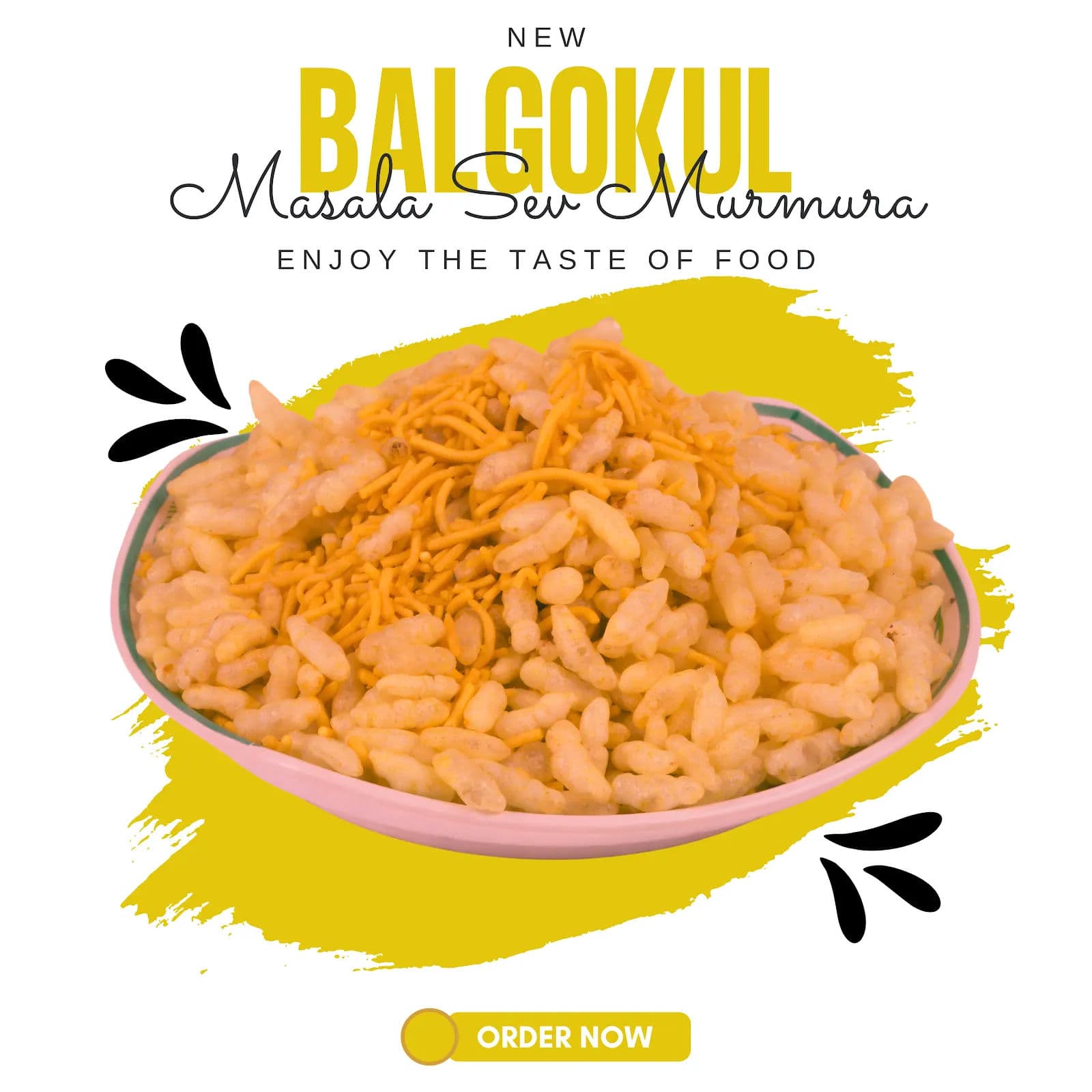 BalGokul Foods Masala Sev Murmura – Spicy Crunchy Puffed Rice Namkeen product image 2