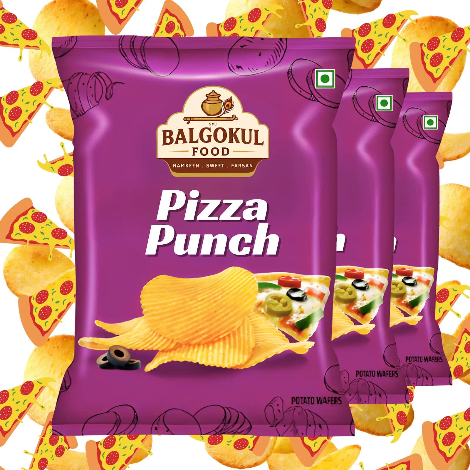 BalGokul Foods Pizza Punch Wafer product image 3