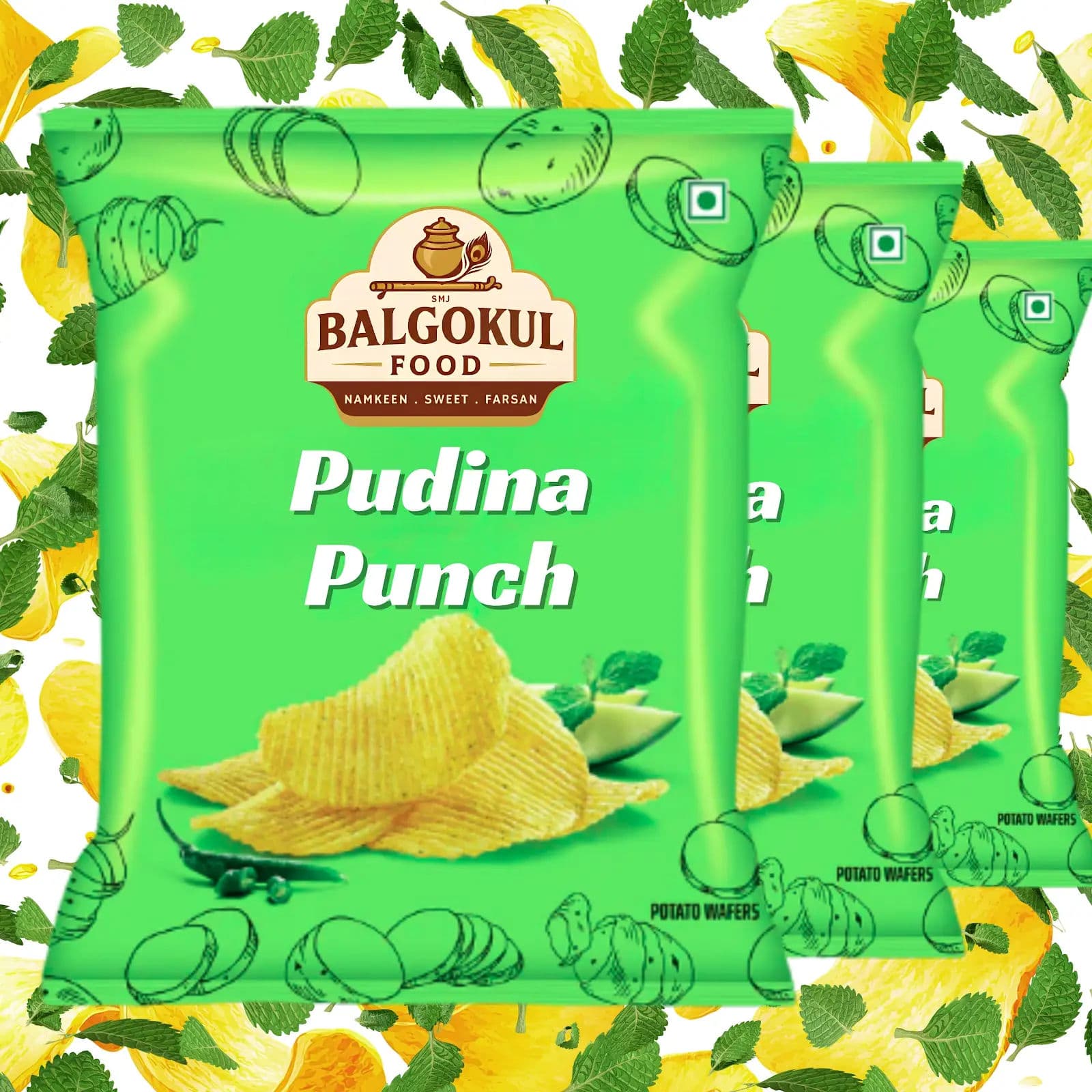 BalGokul Foods Pudina Punch Wafer product image 3