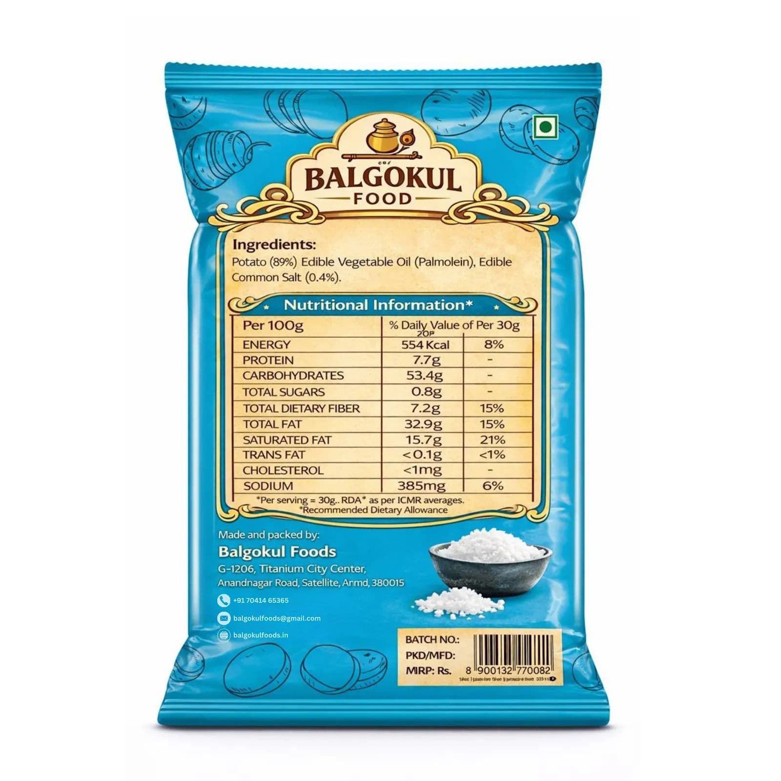 BalGokul Foods Salty Masti Wafer product image 4