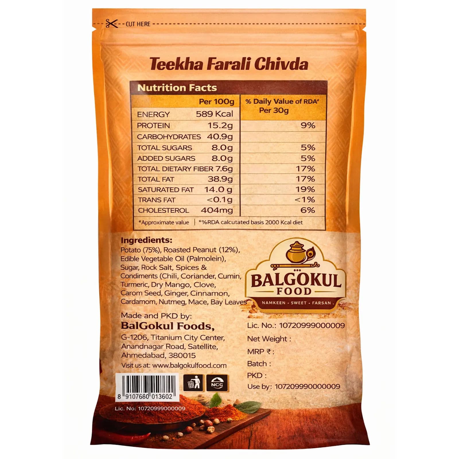 BalGokul Foods Teekha Farali Chivda product image 4