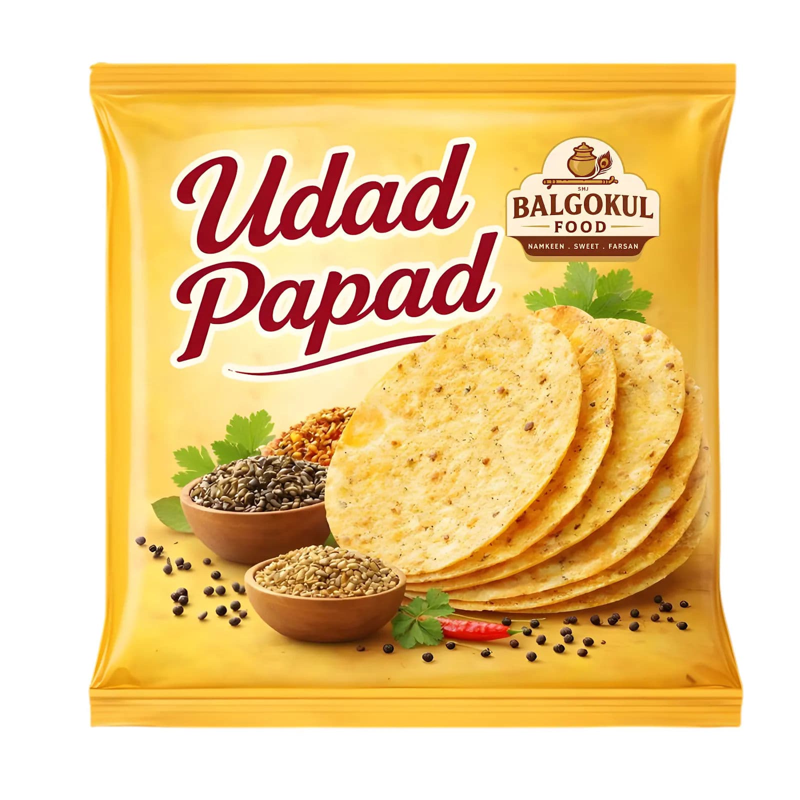 BalGokul Foods – Udad Papad product image 1