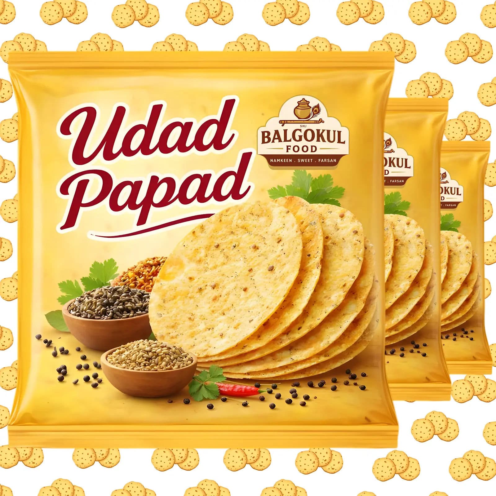 BalGokul Foods – Udad Papad product image 3