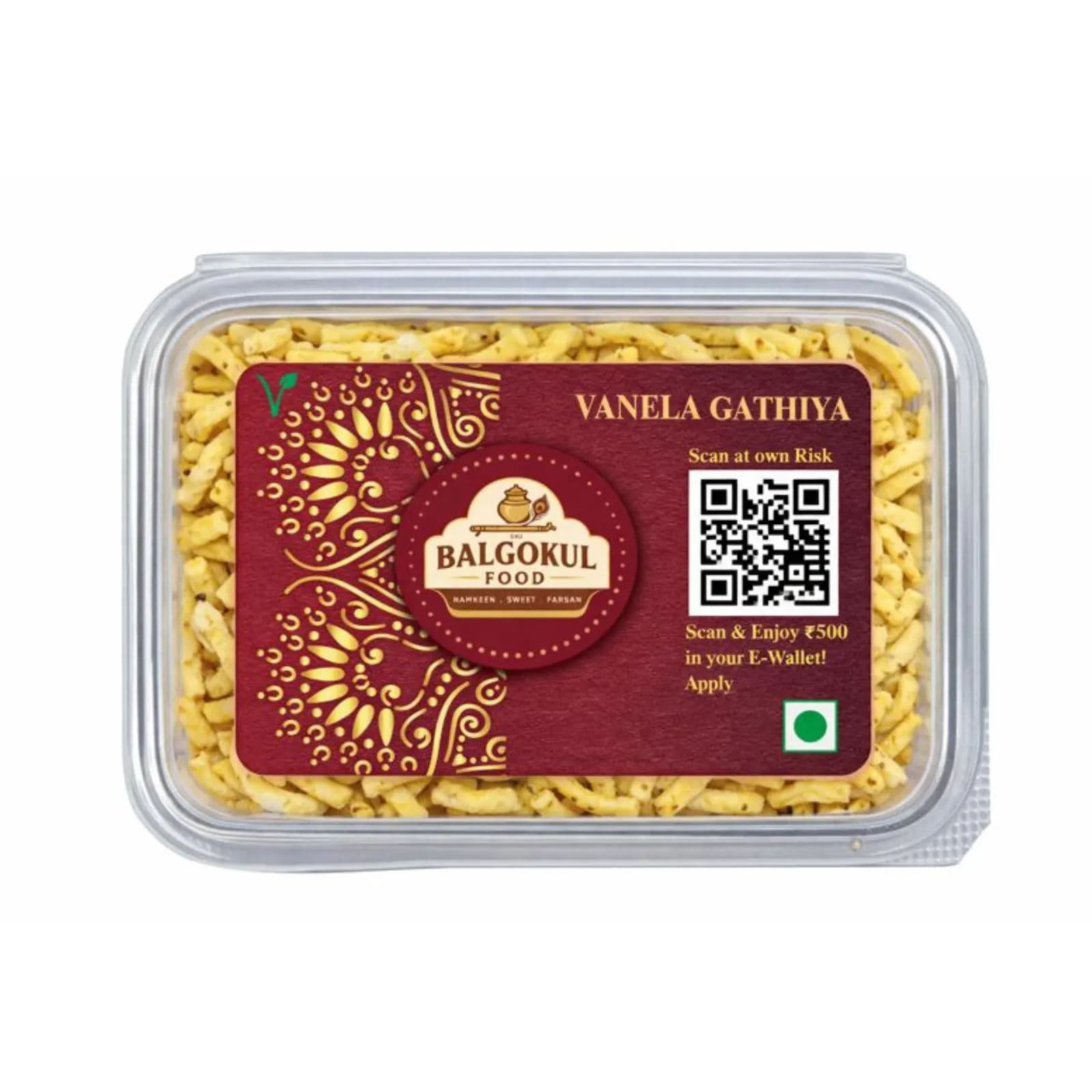 BalGokul Foods Vanela Gathiya – Crispy Traditional Gujarati Snack | Fresh & Crunchy product image 1