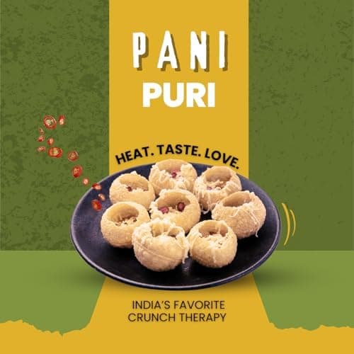 BalGokul Foods Pani Puri Indian Snacks Crispy Golgappa Shells 80pc product image 5
