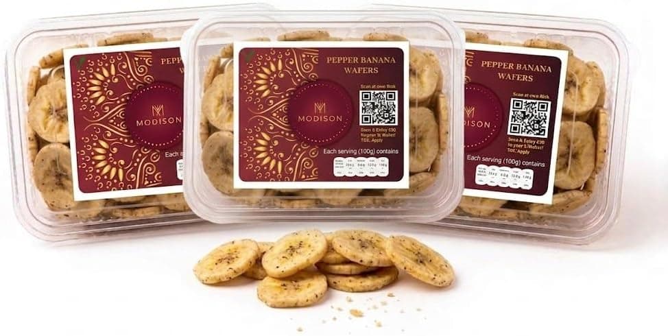 BalGokul Foods Banana Black Pepper Wafers Indian Snacks Crispy 360g product image 8