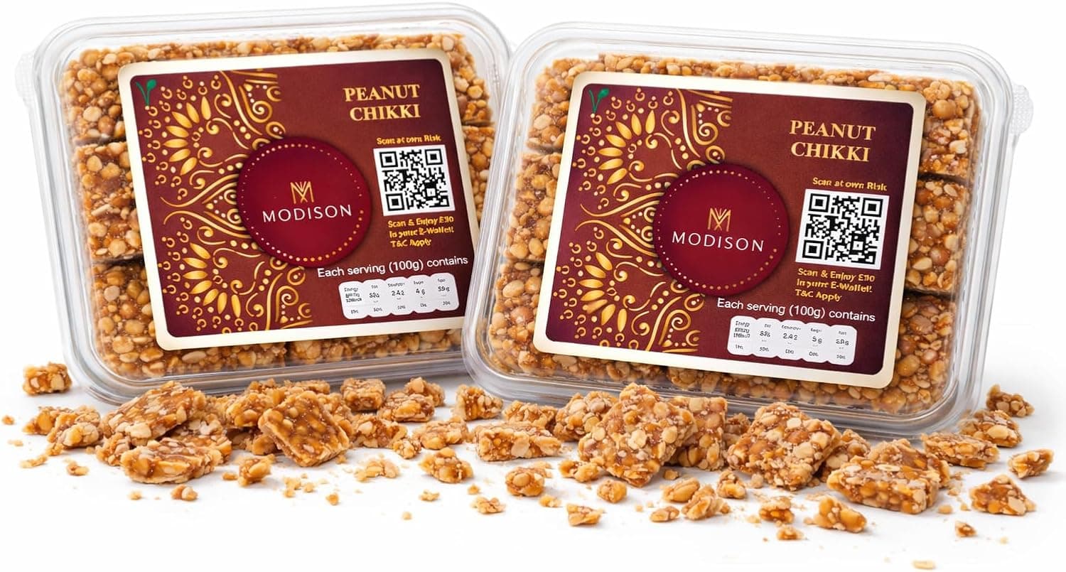 BalGokul Foods Peanut Chikki Indian Sweets Protein Brittle 360g product image 8