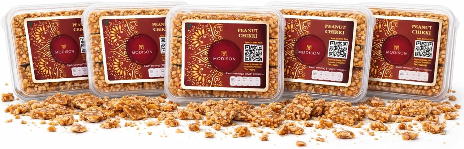 BalGokul Foods Peanut Chikki Indian Sweets Protein Brittle 900g product image 7