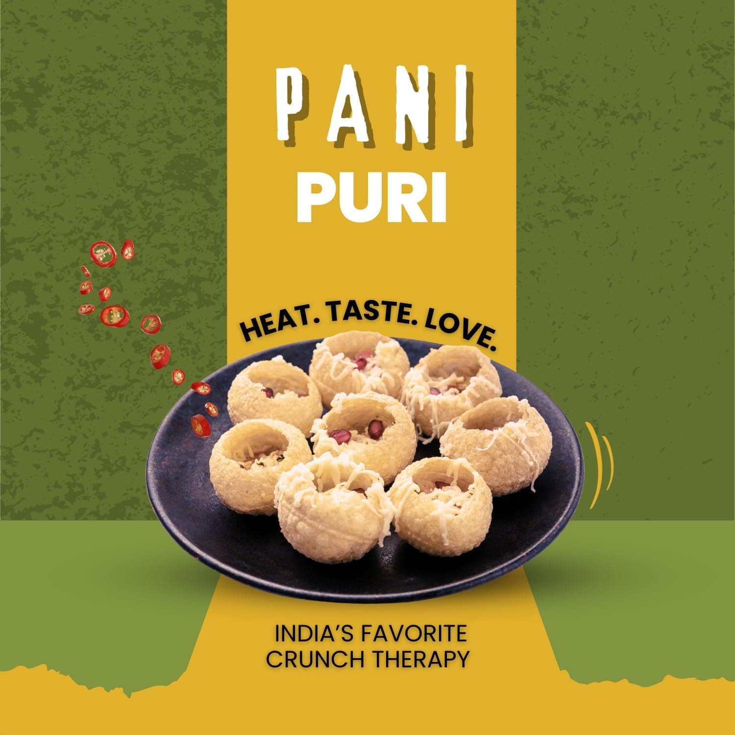 BalGokul Foods Pani Puri Indian Snacks Crispy Golgappa Shells 80pc product image 12